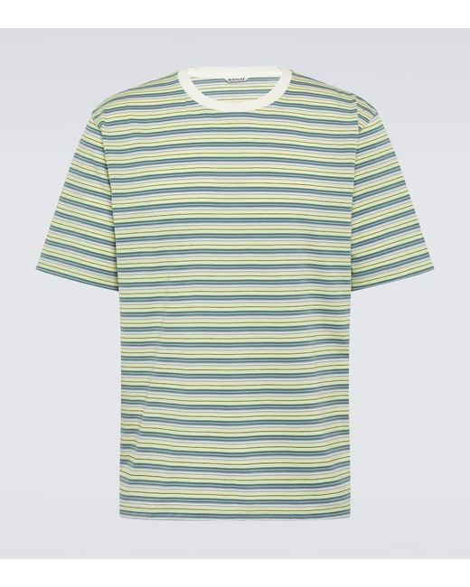 Auralee T-Shirt aus Baumwolle in Green für Herren