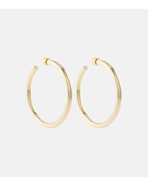 Jennifer Fisher Metallic Natasha 14kt Gold-plated Hoop Earrings