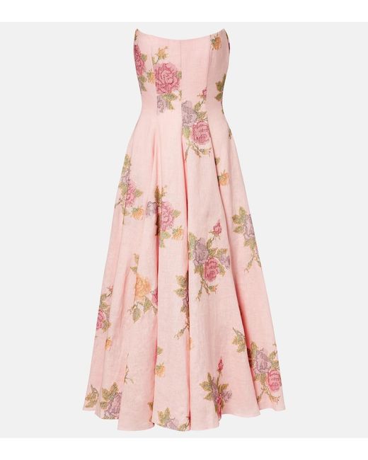 markarian floral print monroe corset dress Real Markarian Bride: Emily wears the Robin floral corset gown in floral jacquard in Scottsdale, Arizona. #MarkarianBride #InMarkarian