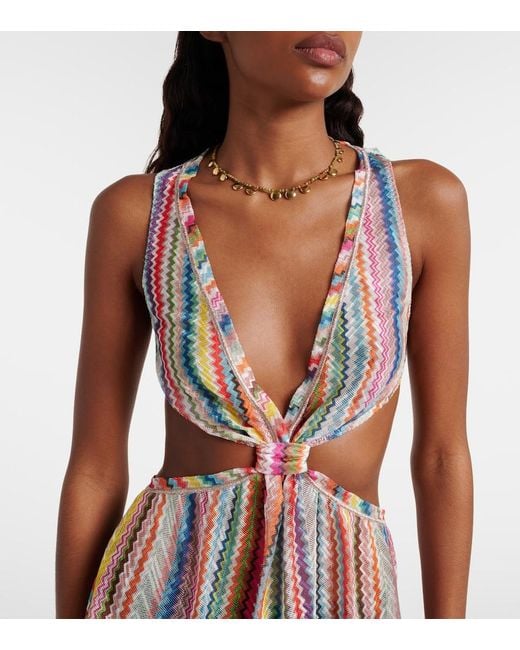 Robe Zigzag Missoni en coloris Multicolor