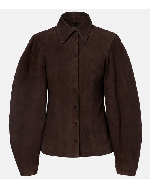 Camisa De Ante ROTATE BIRGER CHRISTENSEN de color Brown