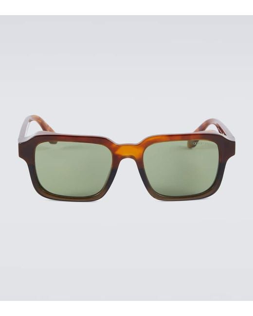 Giorgio Armani Eckige Sonnenbrille in Brown für Herren