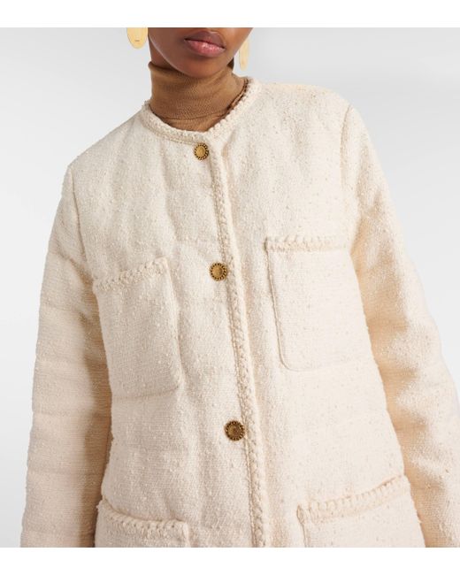 Manteau Epafo en coton melange Moncler en coloris Natural