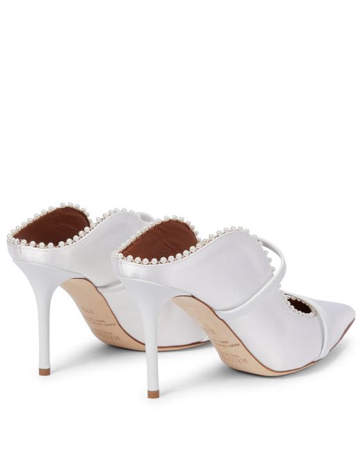 MALONE SOULIERS - Maureen 85 Satin Mules