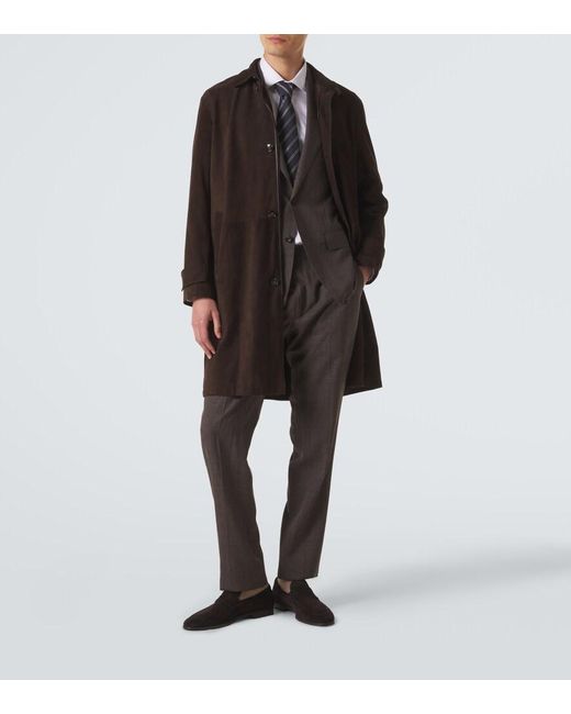 Abrigo De Piel Kiton de hombre de color Black