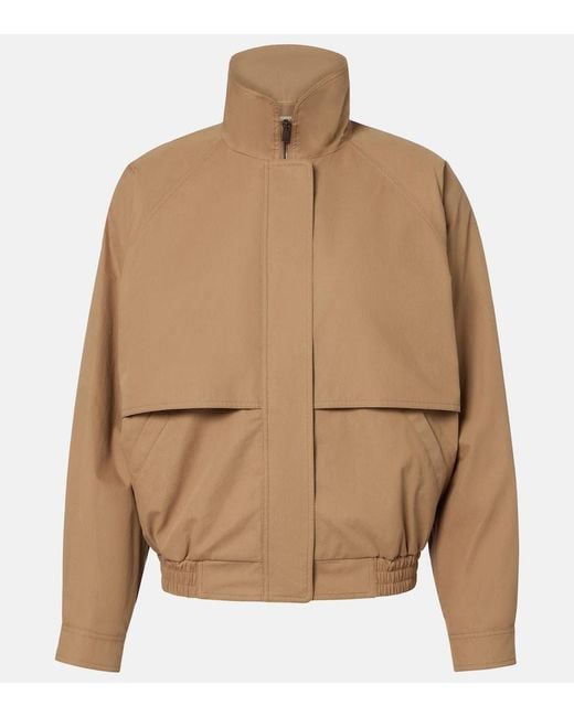 Saint Laurent Brown Cotton Canvas Jacket