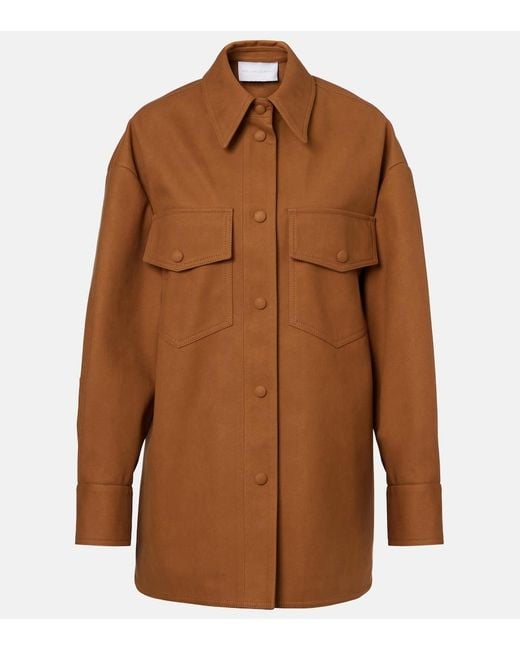Stella McCartney Brown Oversized Overshirt