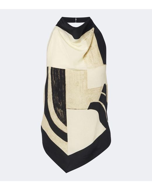 Sir Natural Sona Printed Silk Top