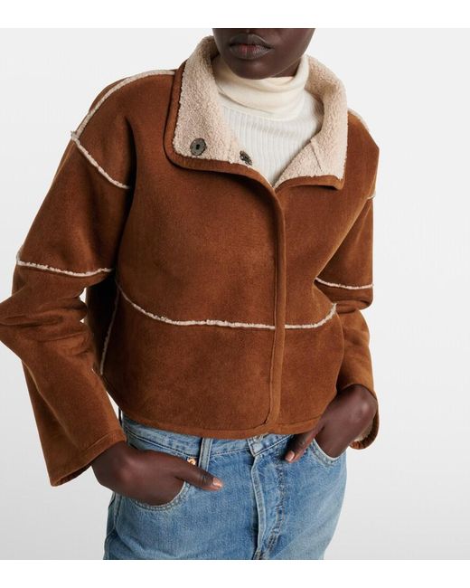 Velvet Brown Kelly Cropped Jacket