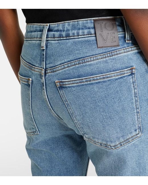 TOVE Blue Marlo Straight Jeans