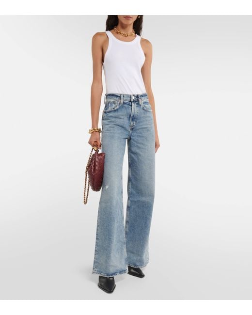 Citizens of Humanity Blue Paloma High-rise Wide-leg Jeans
