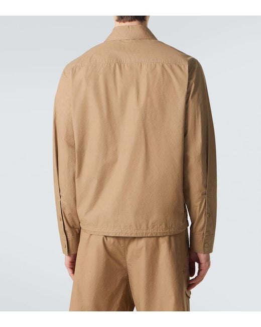 Moncler Natural Cotton Blouson Jacket for men