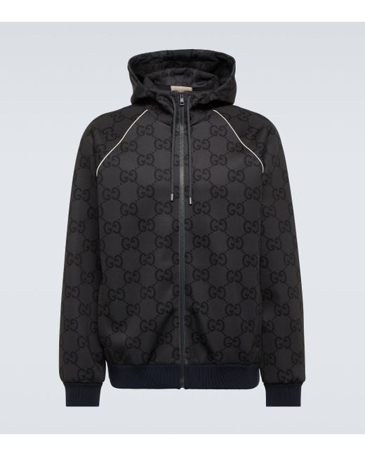 Gucci Black Jumbo GG Jacket for men