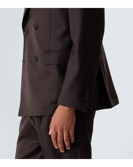 Lardini Black Virgin Wool Suit for men