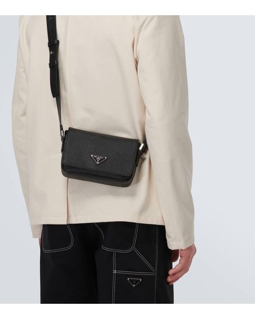 Borsa A Spalla di Prada in Black da Uomo