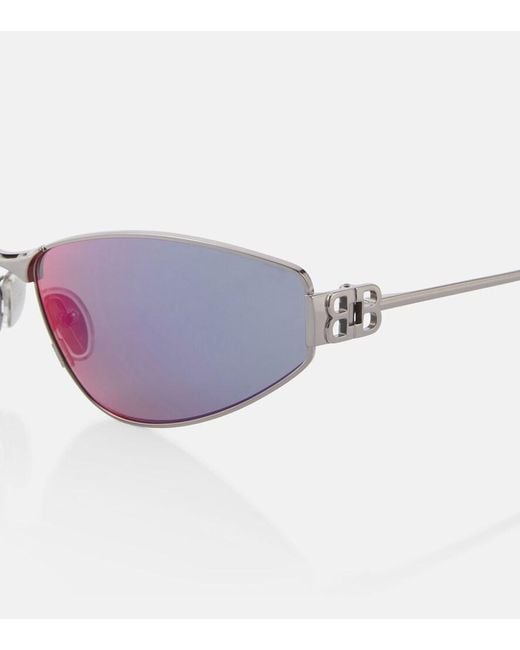 Balenciaga Blue Mercury Cat-Eye Sunglasses