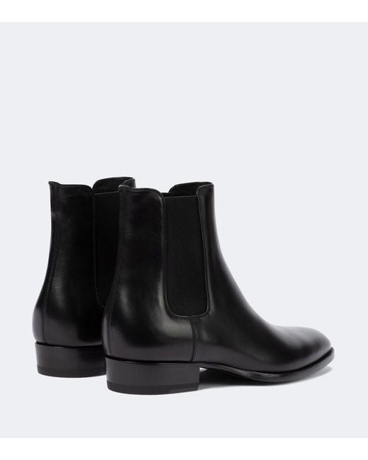 Saint Laurent Black Boots Shoes for men