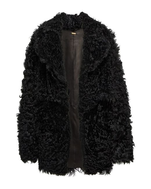 Dodo Bar Or Shearling Coat in Black | Lyst