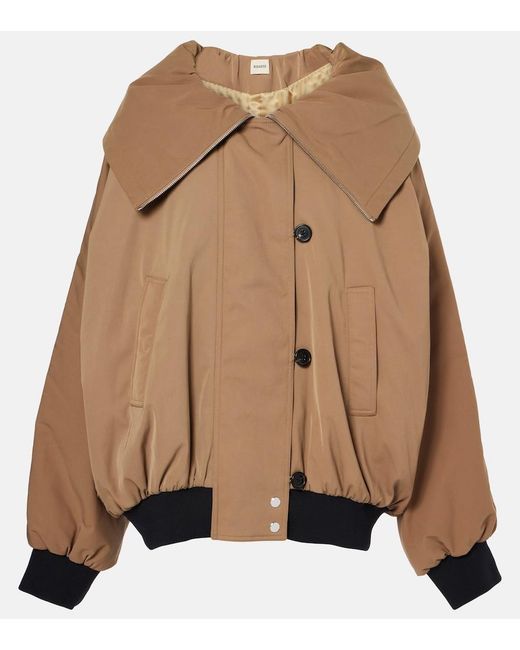 Khaite Brown Rhonda Twill Jacket