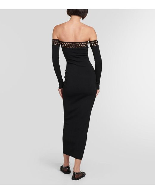 Alaïa Black Maxi Dress