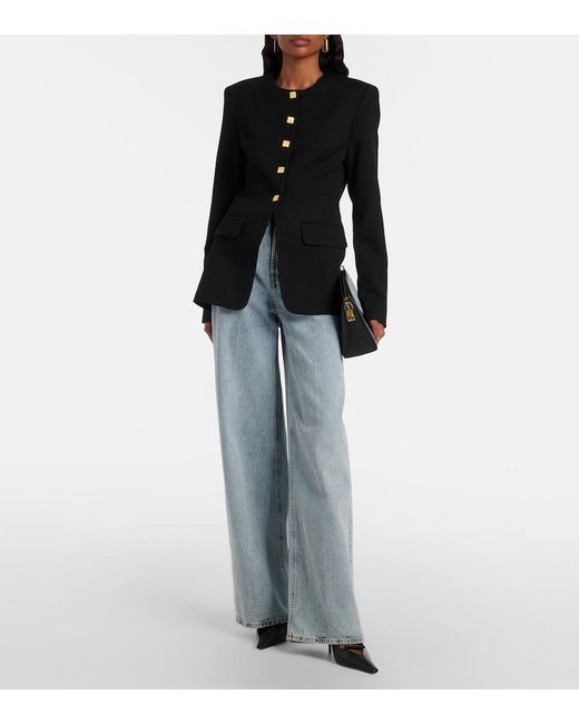 TOVE Black Moya Virgin Wool Blazer