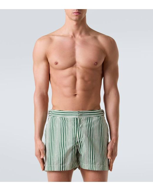 Orlebar Brown Badeshorts Setter in Green für Herren