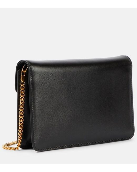Tom Ford Black Small Leather Shoulder Bag