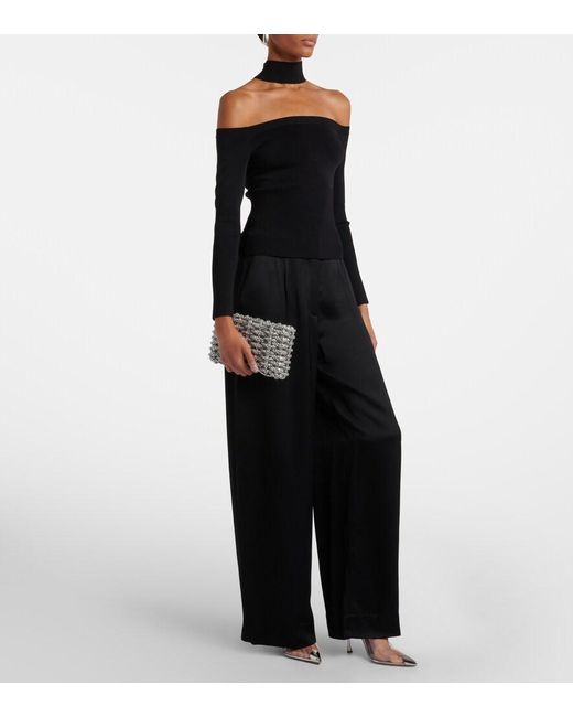 Jonathan Simkhai Metallic Morgan Embellished Clutch