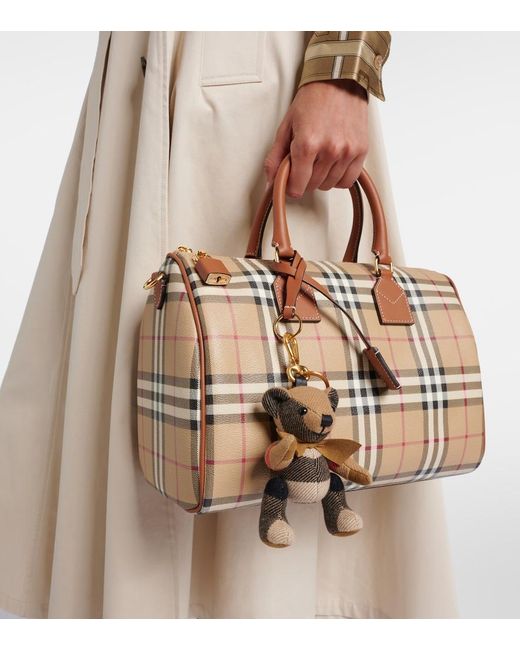 Burberry Metallic Thomas Bear Bag Charm