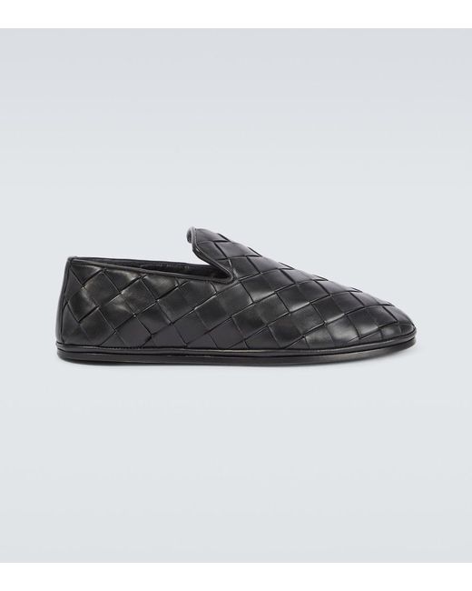 Bottega Veneta Black Luxury Lambskin Slipper for men