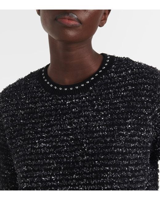 Thom Browne Black Minikleid Aus Tweed
