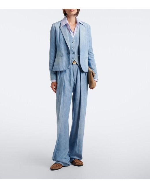 Ralph Lauren Blue Denim Blazer