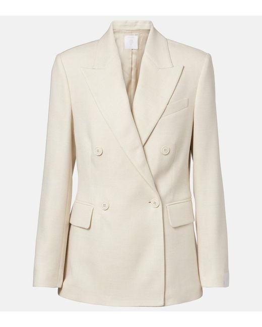 Eleventy Natural Wool, Silk And Linen-Blend Blazer