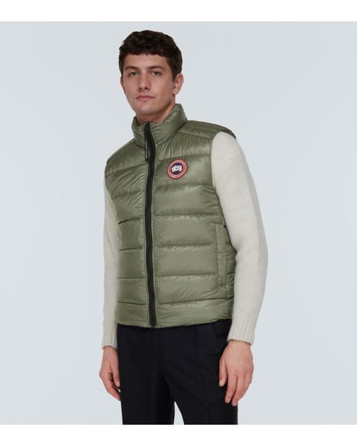 Veste doudoune sans manches Crofton Canada Goose pour homme en coloris Vert  | Lyst