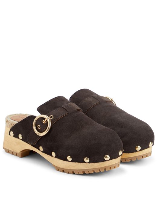 see by chloé gema leather combat boots