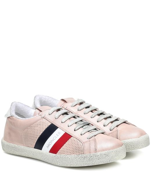 moncler pink trainers