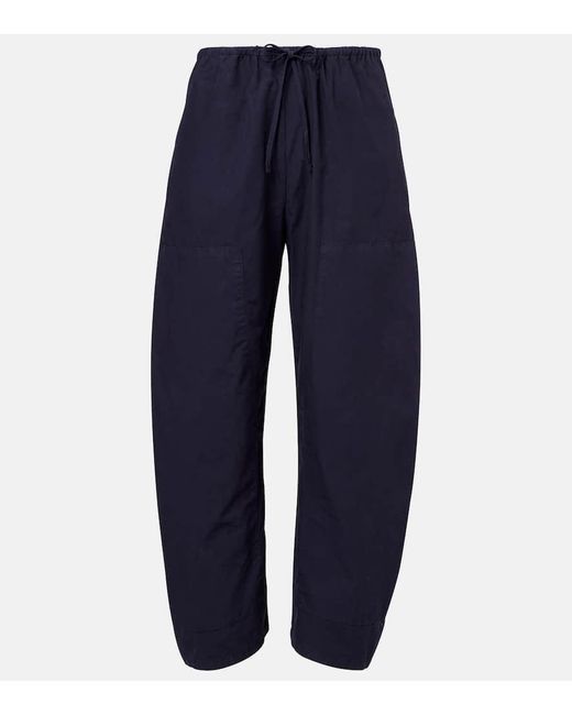 Pantalones Anchos Kyoto De Algodon Leset de color Blue