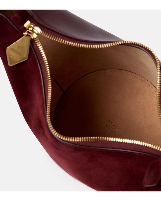 Alaïa Red Bucket-Bag Shape Small Aus Leder