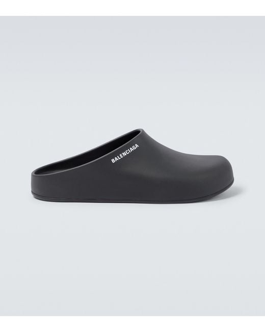 balenciaga clog pool slides