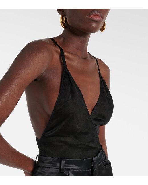 Tom Ford Black Jersey Bodysuit