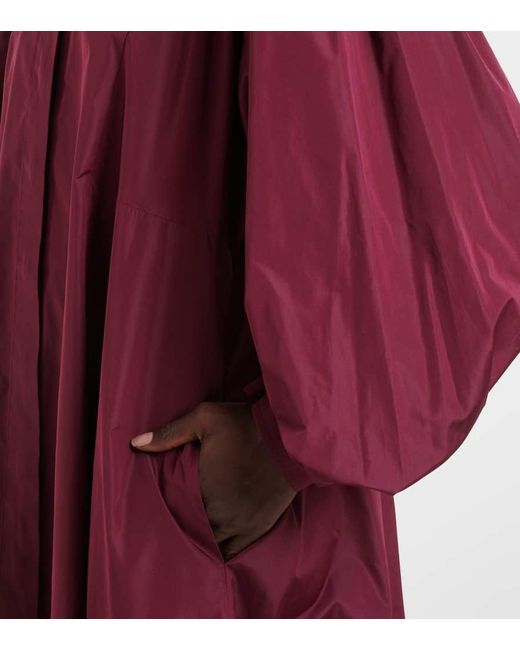 Max Mara Purple Pucci Pleated Taffetta Maxi Dress