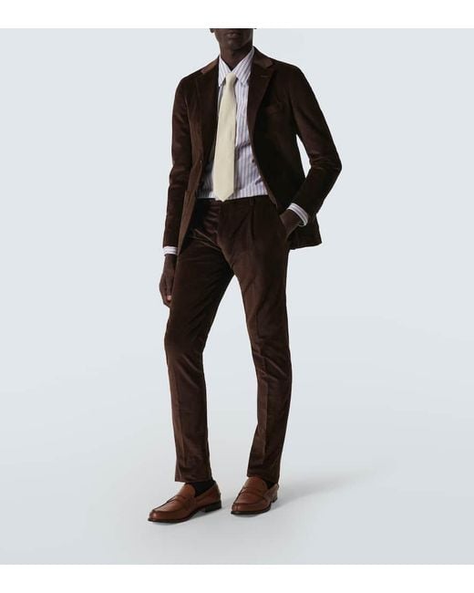 Lardini Brown Corduroy Blazer for men