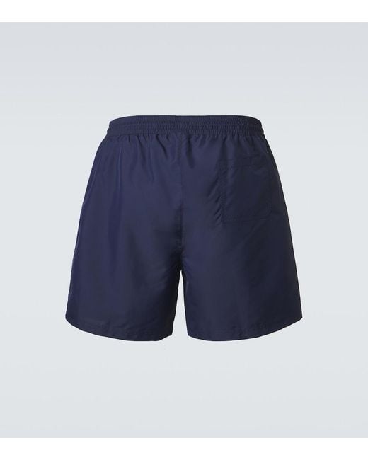 Brunello Cucinelli Blue Swim Trunks for men
