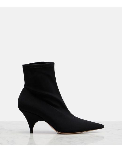 Gianvito Rossi Black Osaka Canvas Ankle Boots