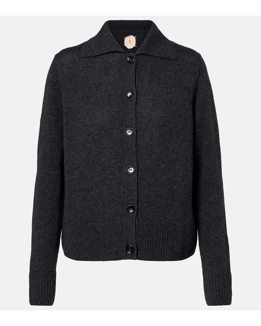 Jardin Des Orangers Black Cashmere Cardigan