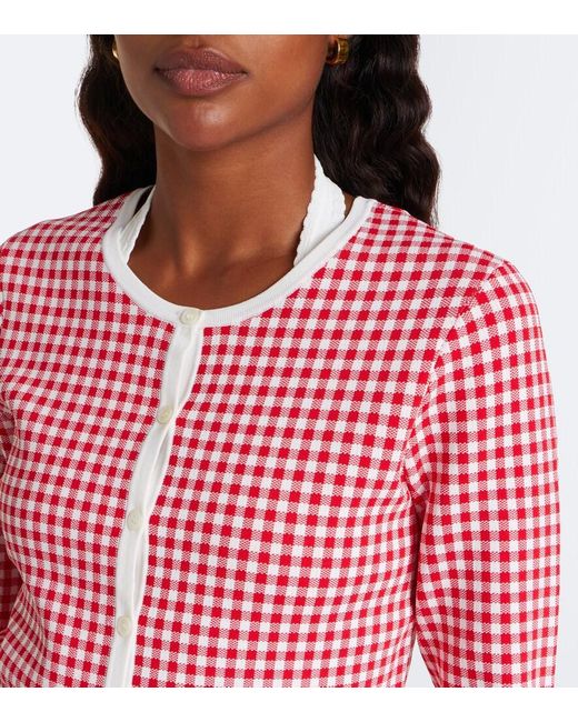 Posse Red Micah Gingham Cardigan