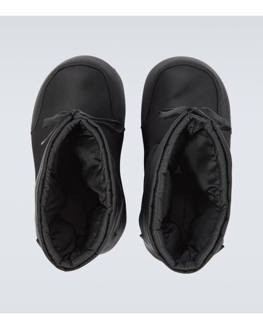 Balenciaga Black Alaska Nylon Ankle Boots for men