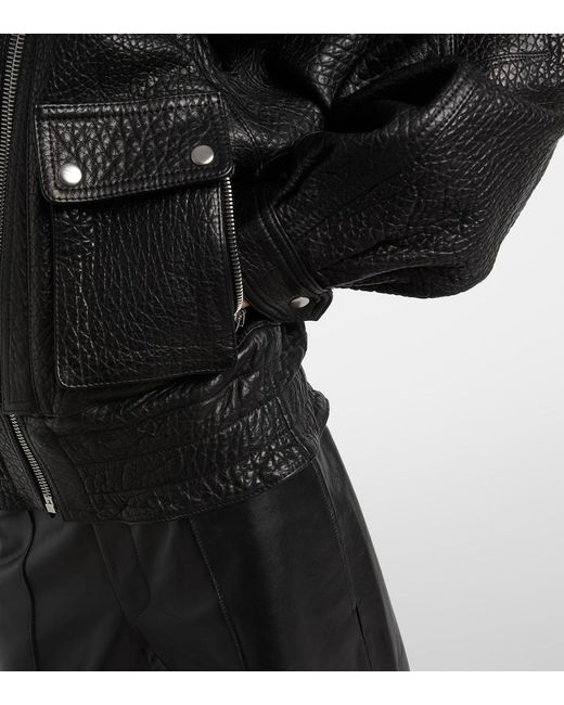 Isabel Marant Black Aneli Leather Biker Jacket