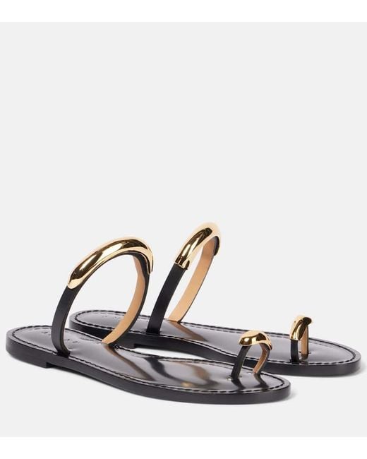 Mules Samburu En Cuir Amanu en coloris White