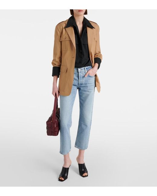 Citizens of Humanity Blue Isla Low-Rise Straight Jeans